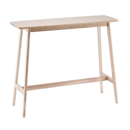 Table haute de bar scandinave en bois aux formes libres pour salle à manger