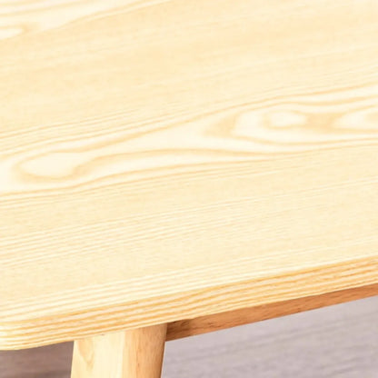 Table haute de bar scandinave en bois aux formes libres pour salle à manger