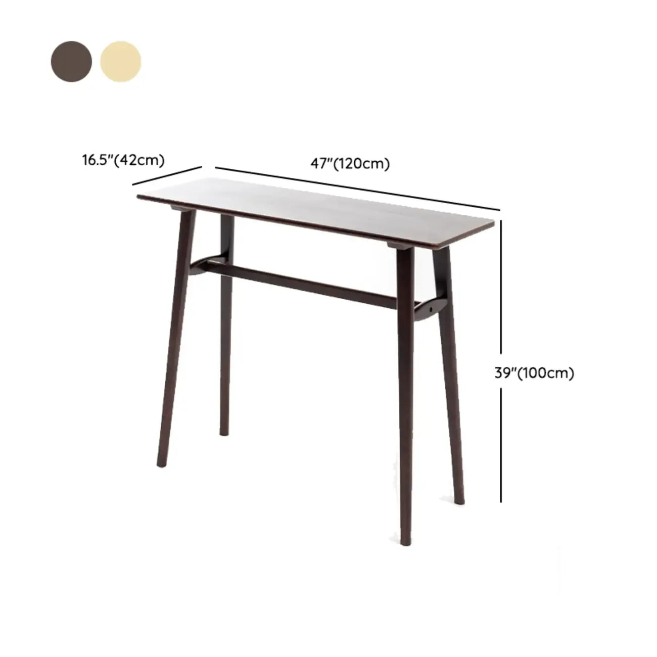 Table haute de bar scandinave en bois aux formes libres pour salle à manger