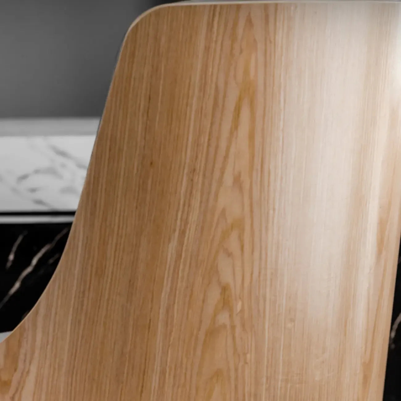 Tabouret de bar moderne réglable en cuir capitonné avec dossier haut