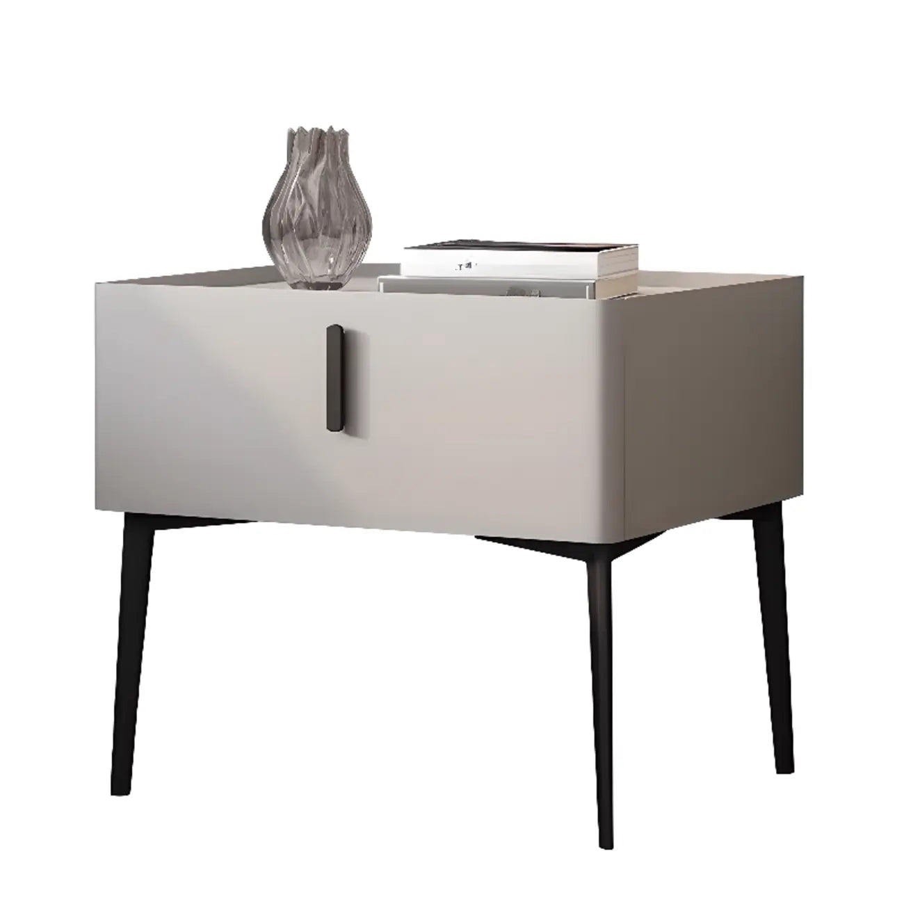 Table de chevet étroite moderne avec tiroir