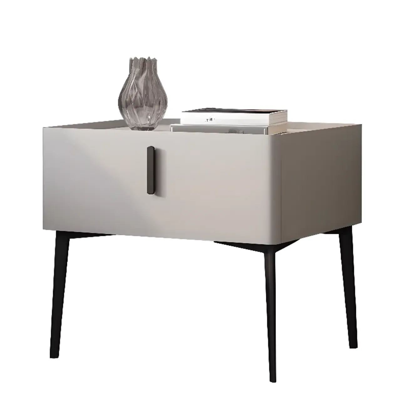 Table de chevet étroite moderne avec tiroir