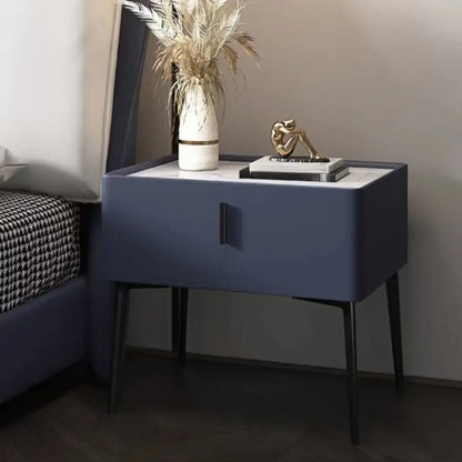 Table de chevet étroite moderne avec tiroir