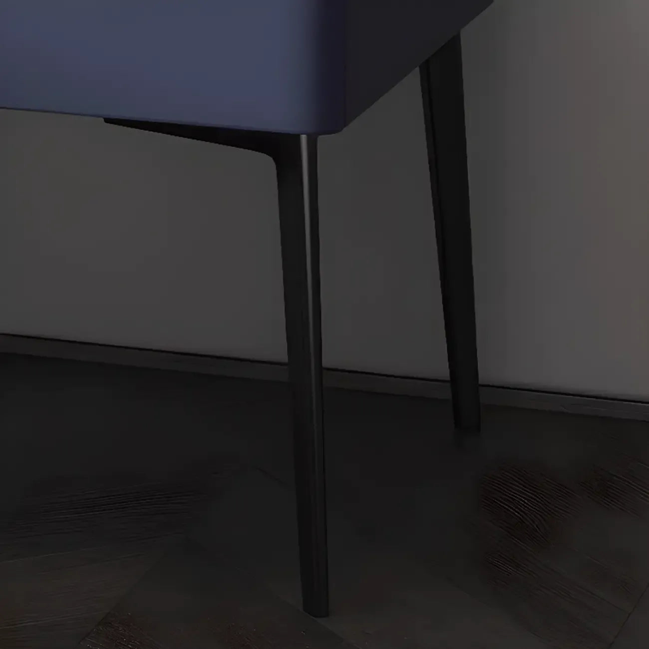 Table de chevet étroite moderne avec tiroir