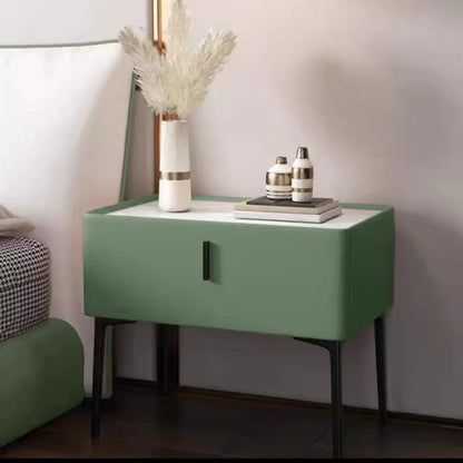 Table de chevet étroite moderne avec tiroir