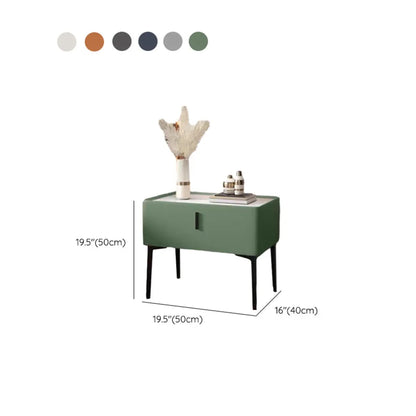 Table de chevet étroite moderne avec tiroir