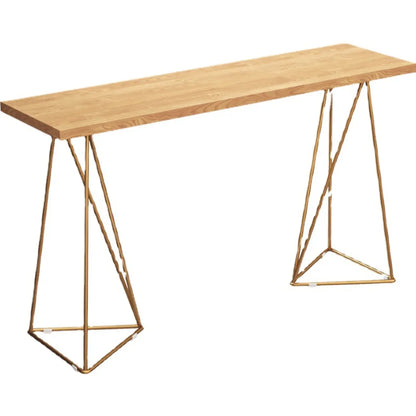 Tables de bar fixes en bois finition naturelle glamour