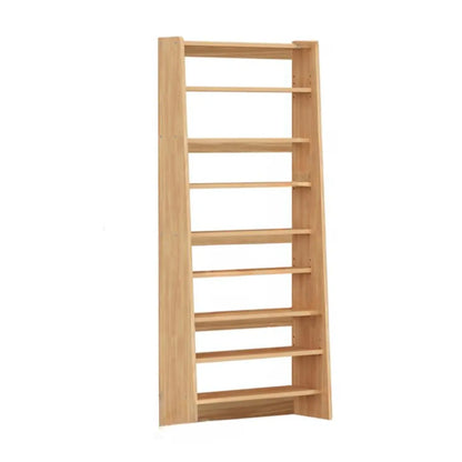 Étagère échelle en bois de noyer à 7 niveaux