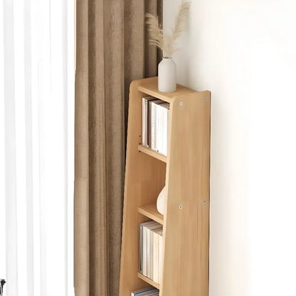 Étagère échelle en bois de noyer à 7 niveaux