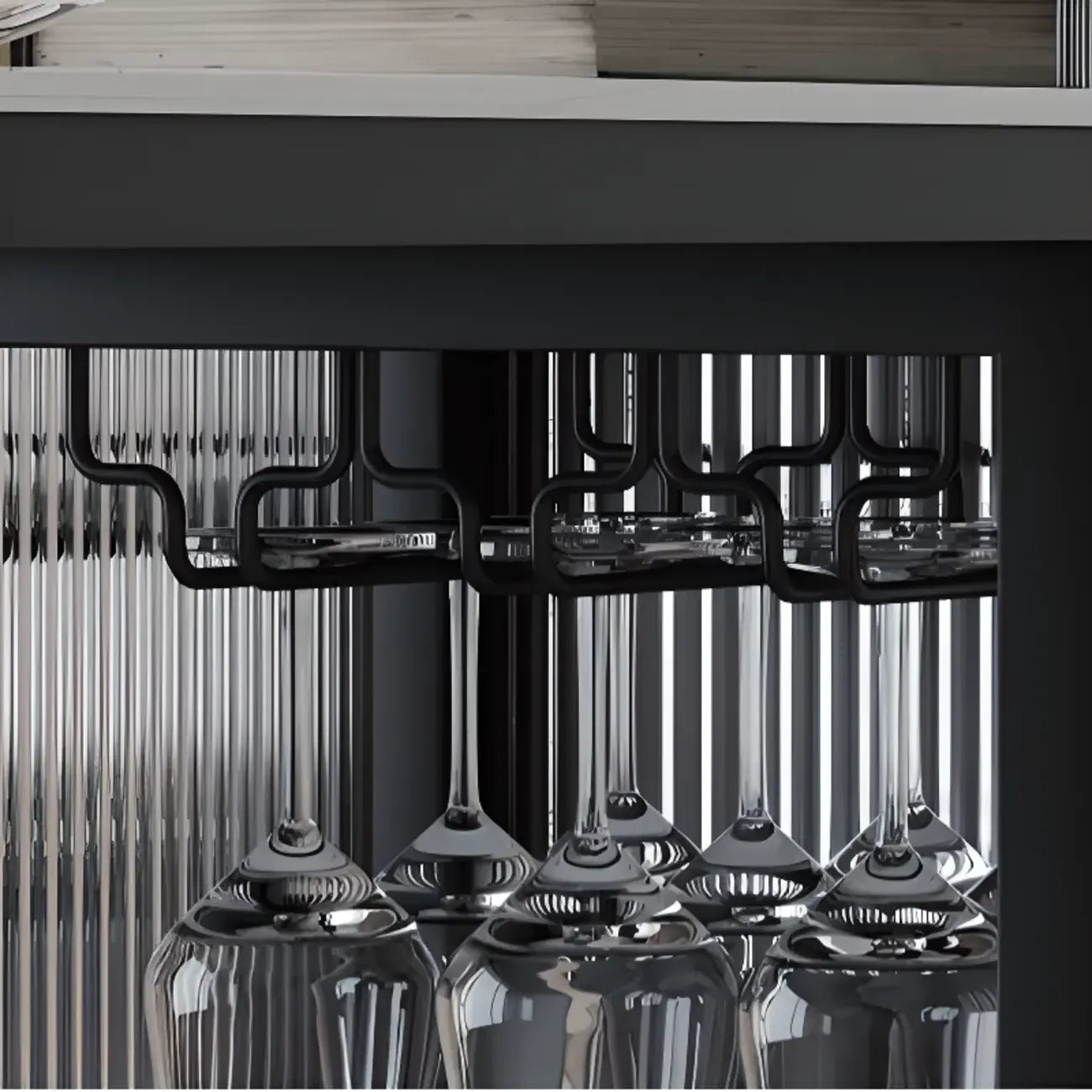 Table de bar moderne avec plateau en granit résistant aux rayures pour la cuisine