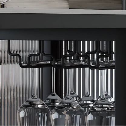 Table de bar moderne avec plateau en granit résistant aux rayures pour la cuisine