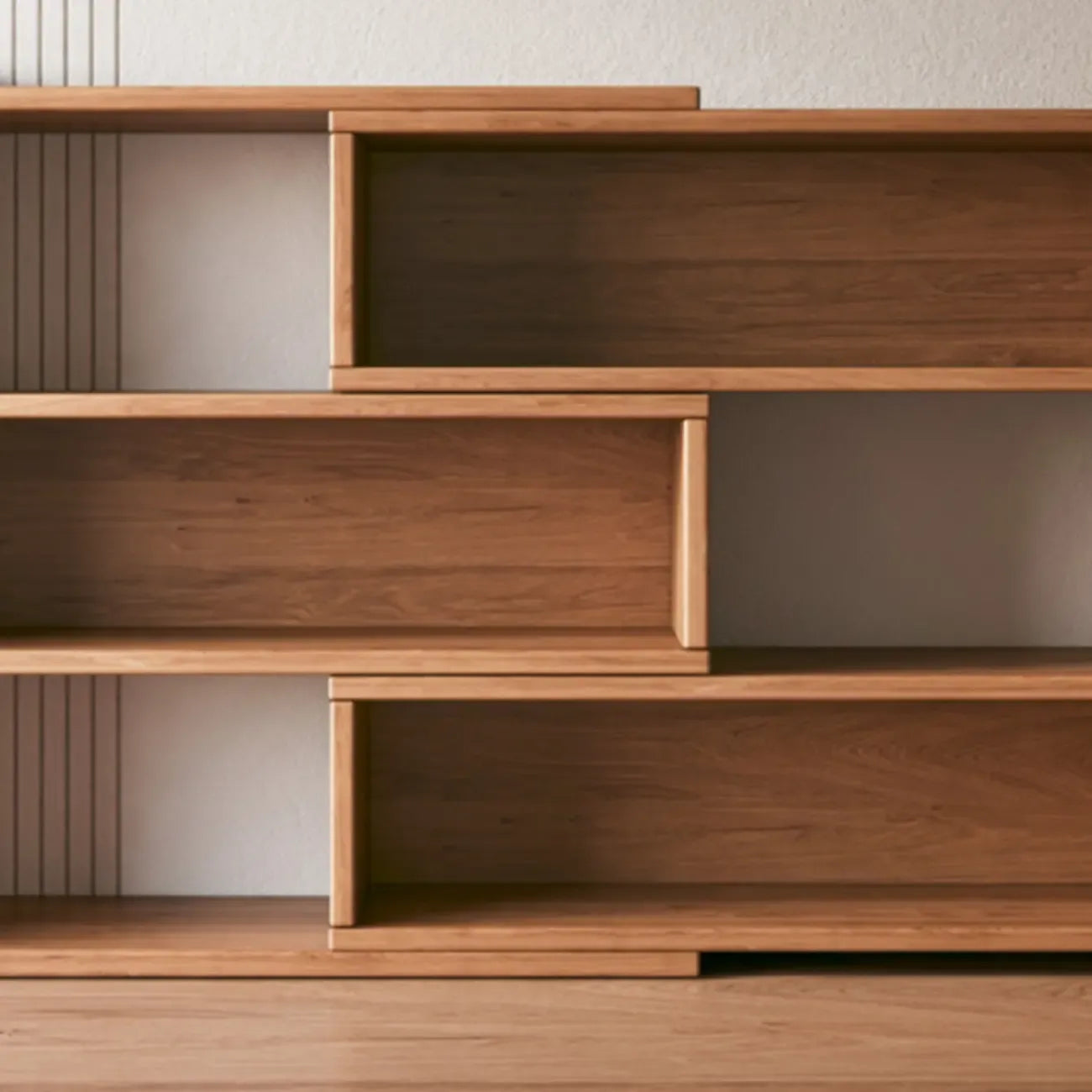 Bibliothèque cubique horizontale moderne en bois réglable