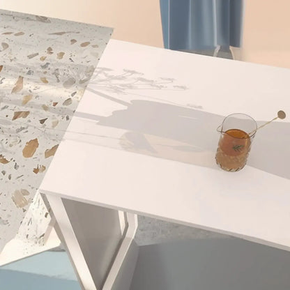 Tables de bar asymétriques modernes en ardoise blanche