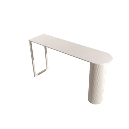 Tables de bar asymétriques modernes en ardoise blanche