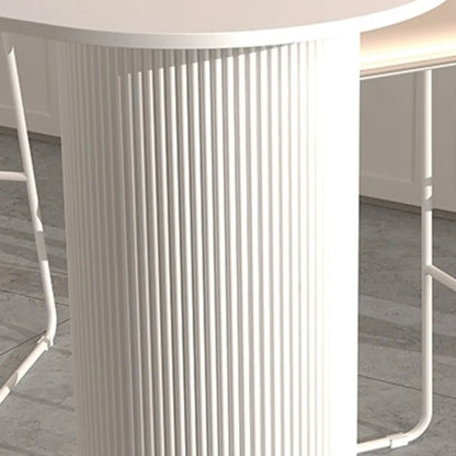 Tables de bar asymétriques modernes en ardoise blanche