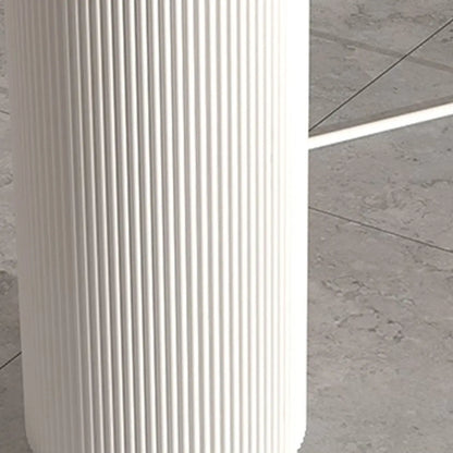 Tables de bar asymétriques modernes en ardoise blanche
