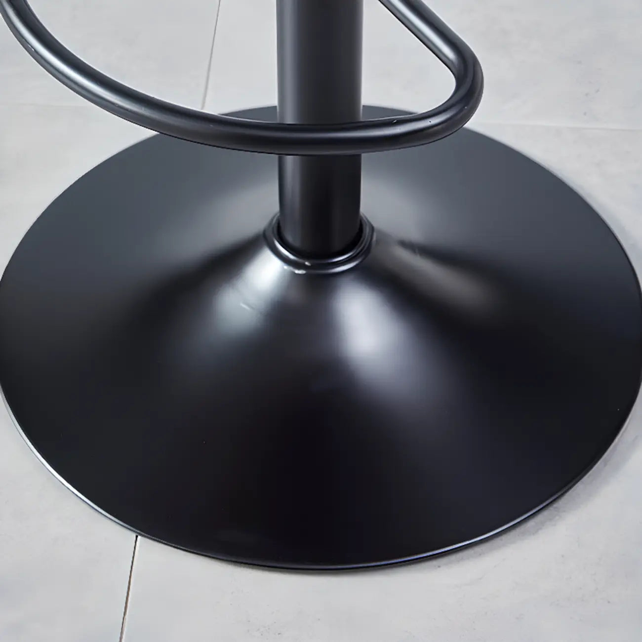 Tabourets de bar pivotants réglables en cuir