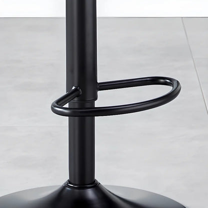 Tabourets de bar pivotants réglables en cuir