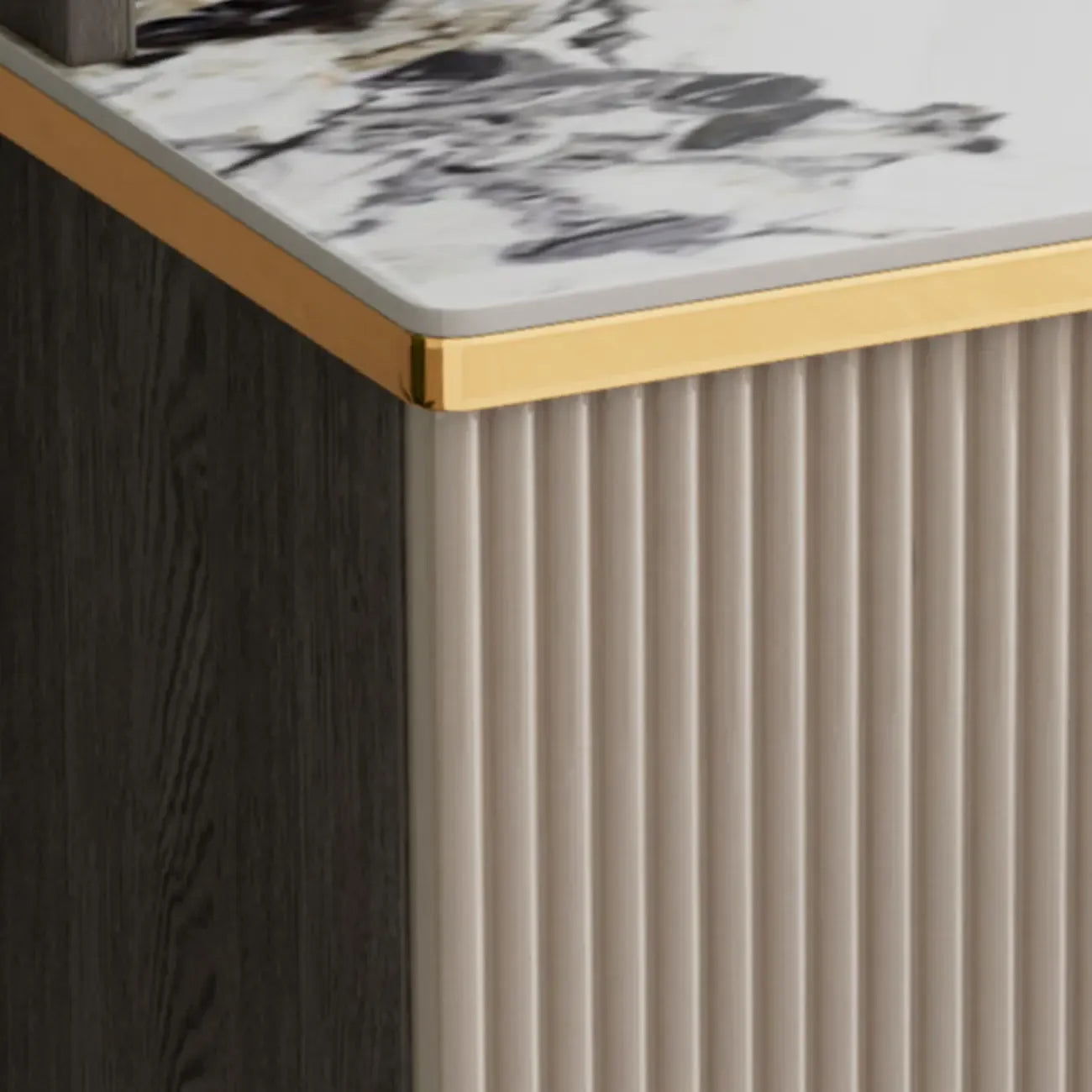 Buffet de salle à manger en bois réglable et élégant