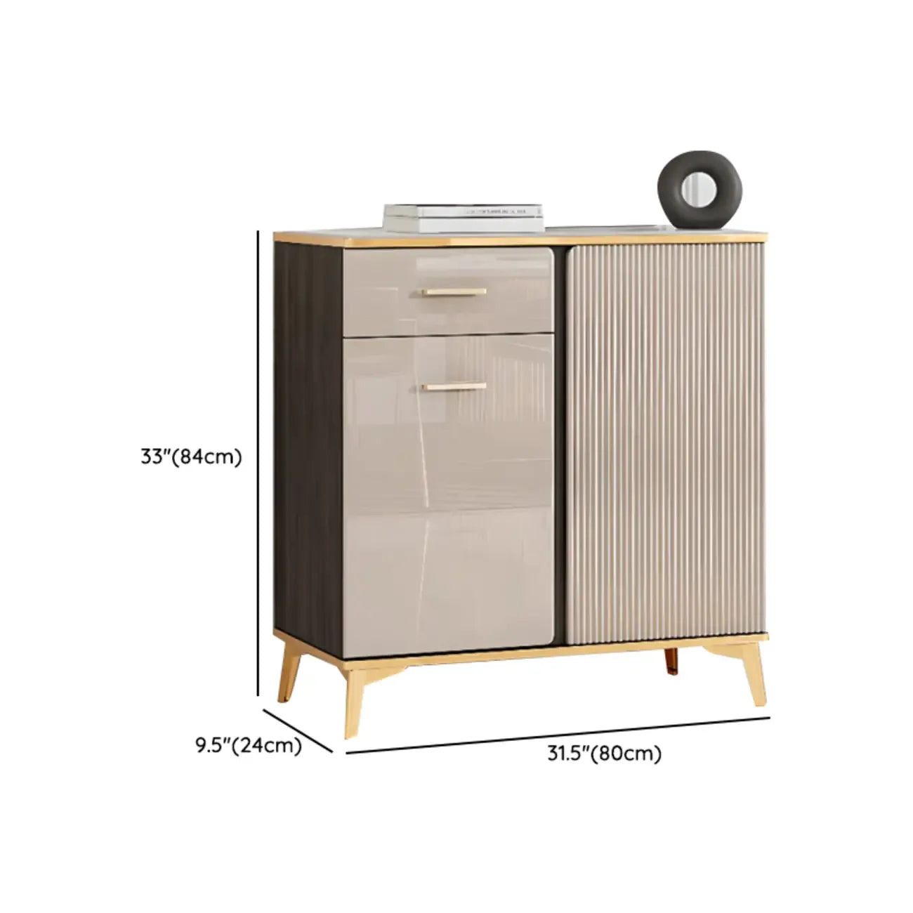 Buffet de salle à manger en bois réglable et élégant