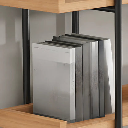 Bibliothèque ouverte moderne en bois à 5 niveaux Etagere