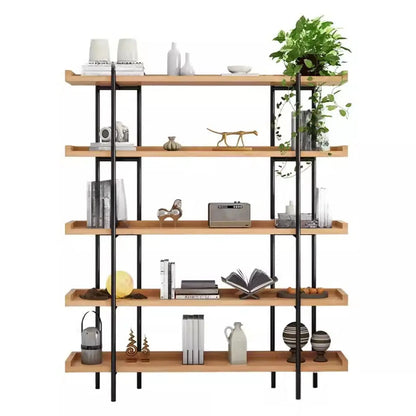 Bibliothèque ouverte moderne en bois à 5 niveaux Etagere