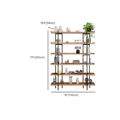 Bibliothèque ouverte moderne en bois à 5 niveaux Etagere