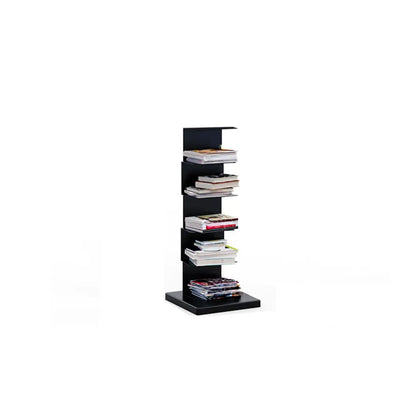 Bibliothèque étagère rectangulaire verticale simple en métal
