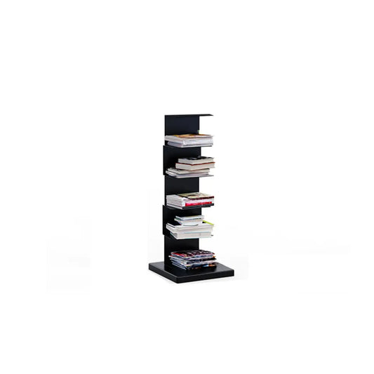 Bibliothèque étagère rectangulaire verticale simple en métal
