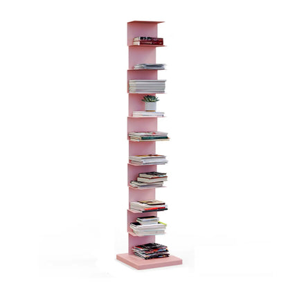 Bibliothèque étagère rectangulaire verticale simple en métal