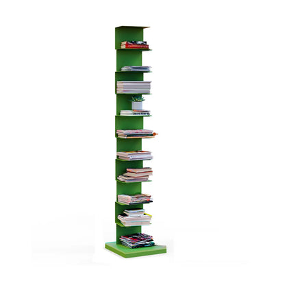 Bibliothèque étagère rectangulaire verticale simple en métal