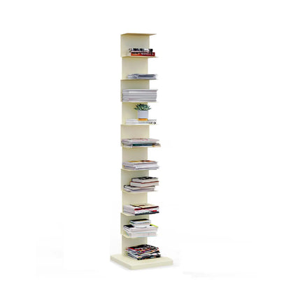 Bibliothèque étagère rectangulaire verticale simple en métal
