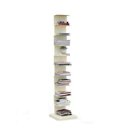 Bibliothèque étagère rectangulaire verticale simple en métal