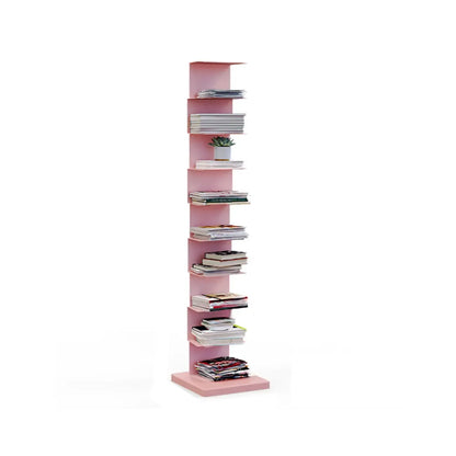 Bibliothèque étagère rectangulaire verticale simple en métal