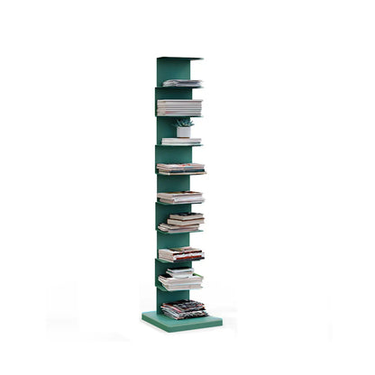 Bibliothèque étagère rectangulaire verticale simple en métal