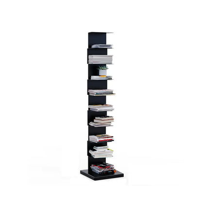Bibliothèque étagère rectangulaire verticale simple en métal