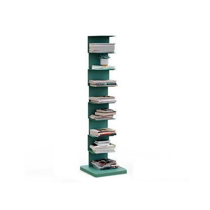 Bibliothèque étagère rectangulaire verticale simple en métal