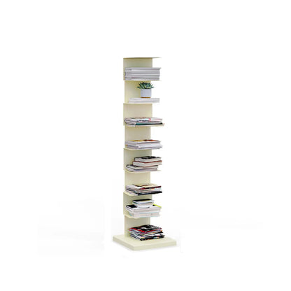 Bibliothèque étagère rectangulaire verticale simple en métal