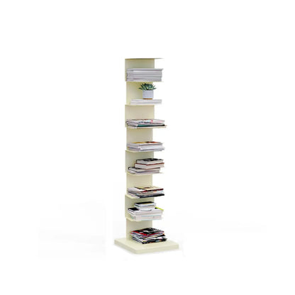 Bibliothèque étagère rectangulaire verticale simple en métal