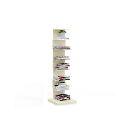 Bibliothèque étagère rectangulaire verticale simple en métal