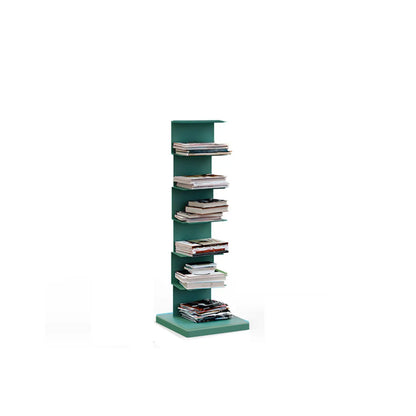 Bibliothèque étagère rectangulaire verticale simple en métal