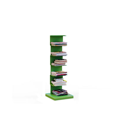 Bibliothèque étagère rectangulaire verticale simple en métal