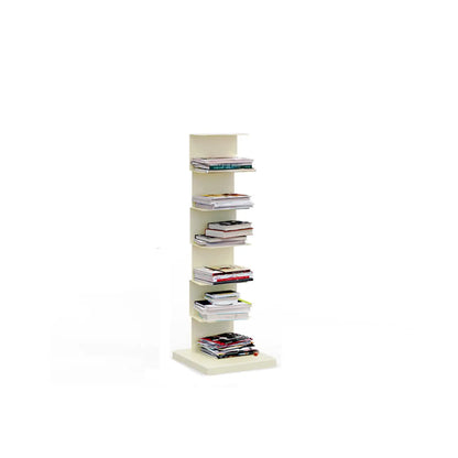 Bibliothèque étagère rectangulaire verticale simple en métal