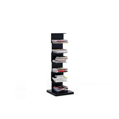 Bibliothèque étagère rectangulaire verticale simple en métal