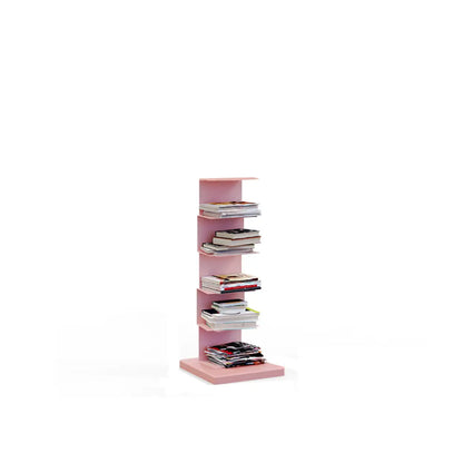 Bibliothèque étagère rectangulaire verticale simple en métal