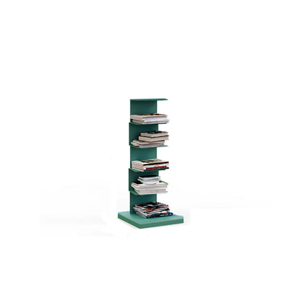 Bibliothèque étagère rectangulaire verticale simple en métal