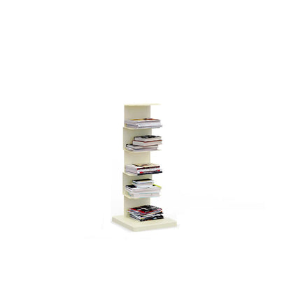 Bibliothèque étagère rectangulaire verticale simple en métal