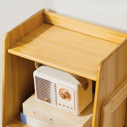 Bibliothèque échelle moderne en bois pour le salon