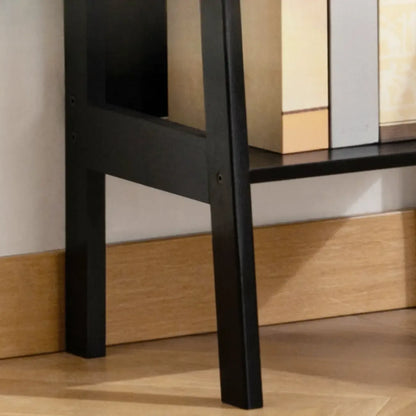 Bibliothèque échelle moderne en bois pour le salon