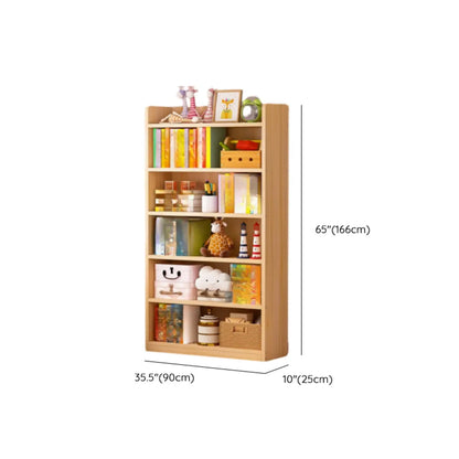 Bibliothèque/étagère ouverte à 5 niveaux en bois massif